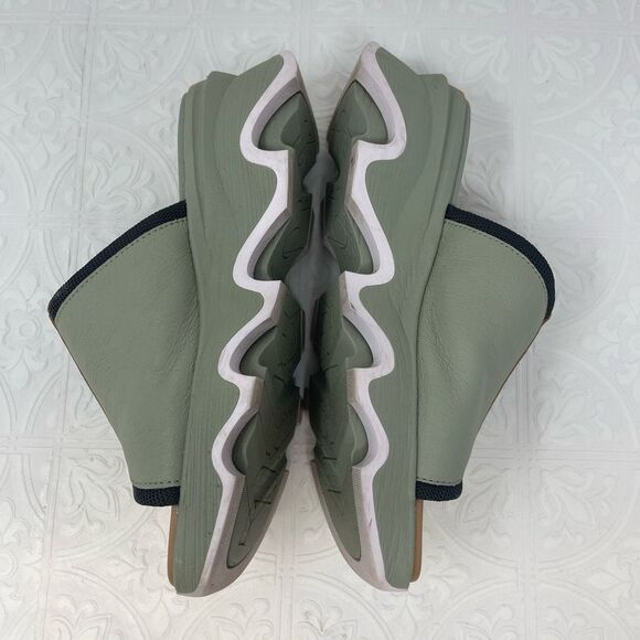 Sorel Green Brown Kinetic Impact Slide High Sandal Size 8 - Picture 3 of 7